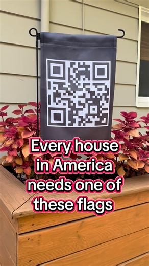 556K views · 74K reactions | For the giggles 來 #qrcode #hiddenmessage #familyprank #gardenflag #bluedotinaredstate ️ Shop now at gratefulthreadco.com ✨ Get 10% off your first order with code THANKS10  Each order donates to good causes  SHOP LINKS IN BIO | Grateful Thread Co. | Facebook