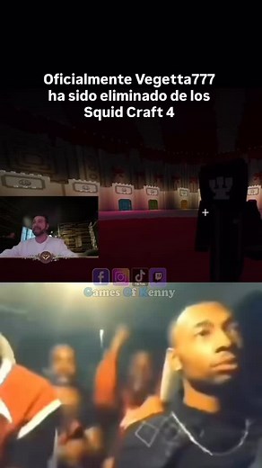 29K views · 7.5K reactions | #vegetta777 ha sido eliminado de los #squidcraft ##squidcraftgames4 #minecraft #twichclips | Games Of Kenny | Facebook
