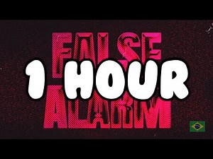 Connor Price & Lucca DL - False Alarm | 1 Hour Version - Lyric Video
