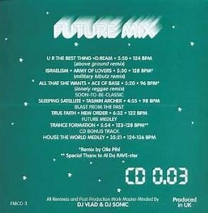 Various - Future Mix CD 0.03