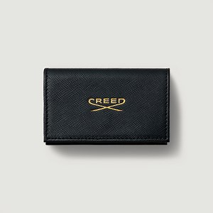 Men's Leather Sample Wallet - Black | Creed Fragrance UK | Creed Fragrances