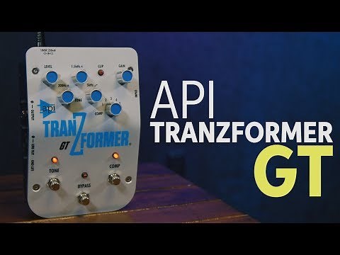 API TranZformer GT Compressor/EQ/Transformer Guitar Pedal Demo