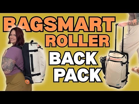 Wheels or Backpack? Both! Bagsmart BLAST Roller Backpack Review