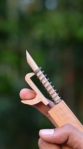 7.5M views · 57K reactions | New design bamboo & wooden Toys #craft #diy #bamboo #make #toys #how #slingshot | Bamboo Cottage | Facebook