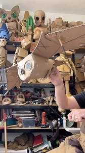 The evolution of owl!!! Patterns now available on CardboardAdventures.co.uk so please do check it out!! #cardboard #owl #evolution #puppetry | Sam Wilde