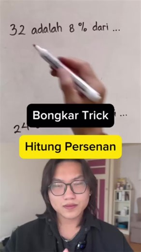 Trik Matematika Persentase untuk Belajar Semenit