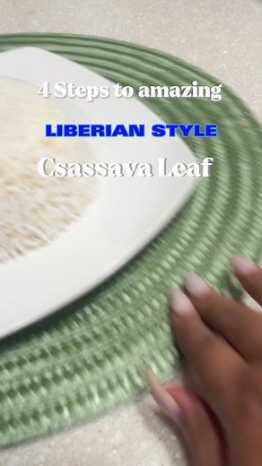 Liberian Cassava Leaf Recipe