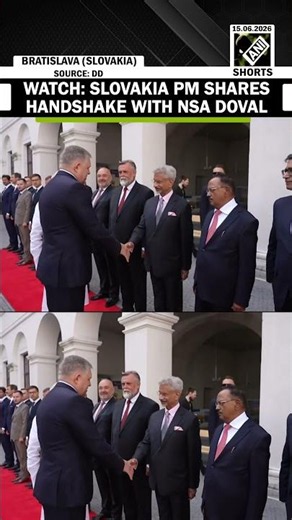 WATCH: Slovakia PM Robert Fico shares ‘handshake’ with NSA Ajit Doval in Bratislava
