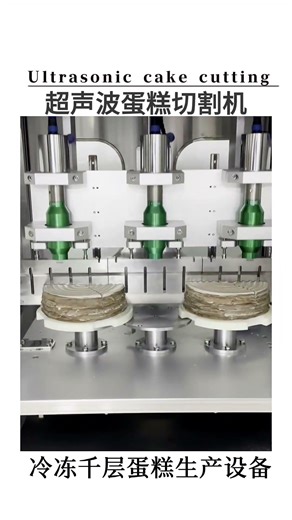 #超声波切割机 #超声波蛋糕切割机#冷冻蛋糕生产线解决方案#蛋糕切割机