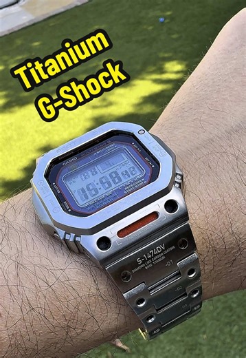 Stunning Custom G-Shock Watch with Titanium Features