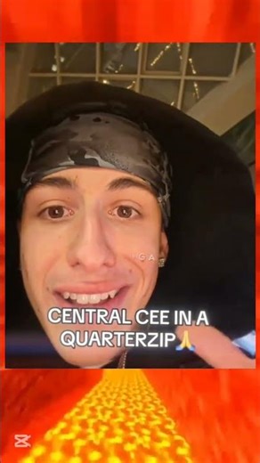 Central cee in a quarter zip #viralvideo #fyp #trending #centralcee