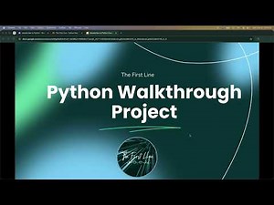 Day 7 Video Python - Walkthrough Project