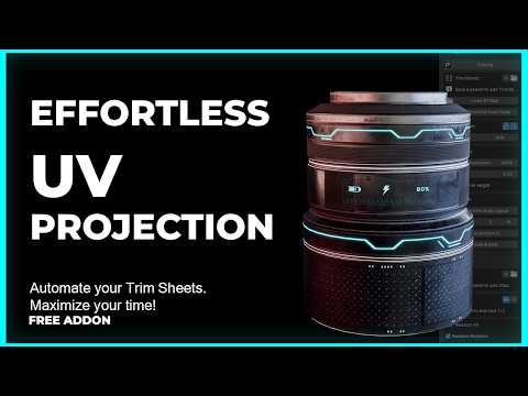 Master UV Trim Sheets en Blender Free Addon ESPAÑOL