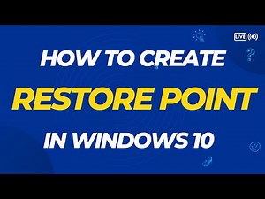 How To Create Restore Point In Windows 10 | Easy Guide