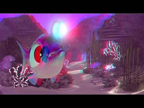 video en 3D con gafas rojo y azul