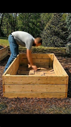 Llenar una cama de cultivo completamente con tierra comprada no siempre es necesario. Usar capas estratégicas como cartón húmedo, troncos y restos de poda puede reducir costos y mejorar la estructura del suelo a largo plazo. La clave está en reservar la mezcla de tierra y compost para la capa superior, donde realmente importa. No se trata de añadir más tierra. Se trata de construir un perfil de suelo eficiente. | Mauricio Agricultor-Huerto en casa