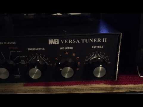 Using a manual antenna tuner mfj-941e