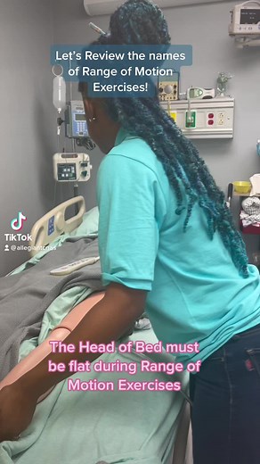 Reviewing Range of Motion Exercises in CNA School