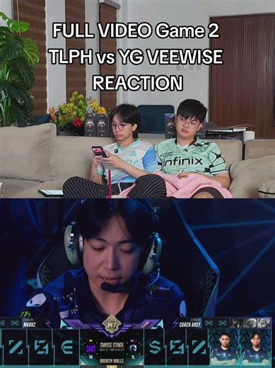 TLPH vs YG VeeWise Game 2 Reaction Highlights
