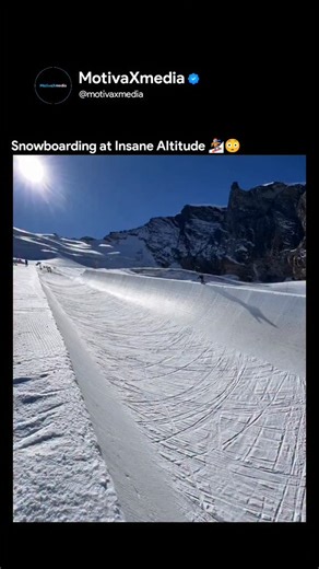 MotivaXmedia on Instagram: "Snowboarding hits differently when you’re this high up. At extreme altitudes, every movement feels heavier, the air gets thinner, and the margin for error disappears. One wrong edge or loss of balance can turn adrenaline into pure panic in seconds. This is where snowboarding shifts from sport to mental challenge. It’s not just about skill — it’s about focus, control, and trusting yourself while gravity waits below. Views are unreal, but so is the risk. Moments like th
