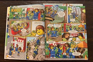 We opened the mailbox a couple of days ago, and found our new issue of the FREE LEGO Life magazine. Thought I would give you a quick glance into what the magazine looks like inside. It's a legit magazine that includes comics, puzzles, games, posters, interactive action, and reader creation submissions. The FREE LEGO Life magazine has been a huge hit with our kids. This is one of their favorite things to get in the mail 4 times a year. It really is a fun little magazine full of activities. If you