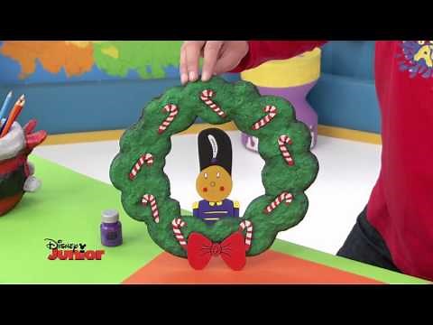 Art Attack - La Couronne de Noël - Disney Junior - VF