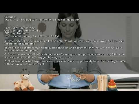 Physiological Adaptation, Physiological Integrity, NCLEX-RN - Full Vignette with Extended Explanatio