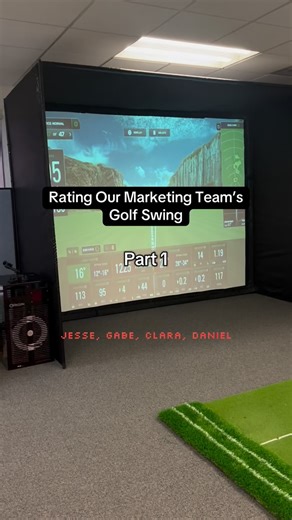 No matter your skill (or lack thereof) our golf sim pc can help you practice your perfect swing 😎🏌️‍♀️ See the specs on our website 🌐 #simulator #golfsimulator #gaming | ORIGIN PC