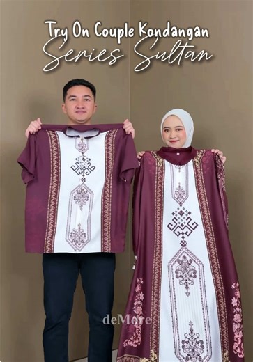 Gaya kompak, harga sepakat, couple sultan by DeMore 💖 Buruan merapat! Join live now ✨🛍️ #fyp #couplekondangan #outfitkondangan #inspirasioutfit