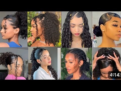 Quick & Easy Natural Curlys Hairstyles! Curlys hair tutorial