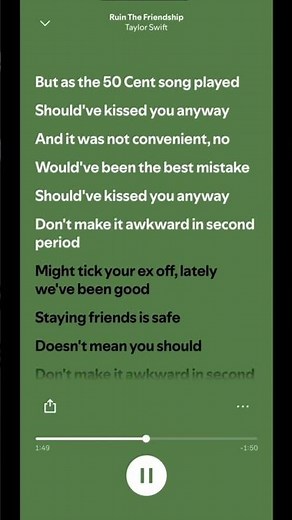 Ruin The Friendship - Taylor Swift (Lyrics)