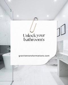 Get your summer started with a smart refresh! Our vanity and mosaic tile products will create the glam✨ your bathroom needs! | Granite Transformations | Facebook