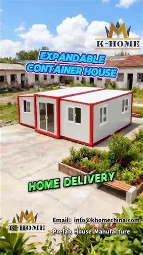Ready to welcome your new home😍? A comfortable and secure expandable container home.#containerhouse