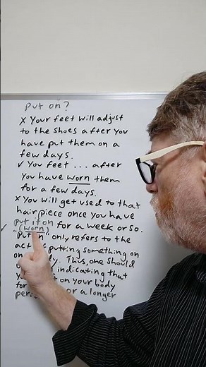 Do You Make This Common Error with the Term Put on? Many Do - English Tutor Nick P