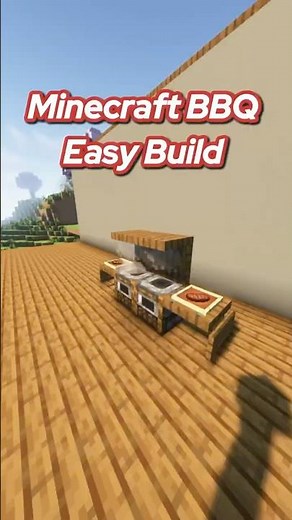 Easy Realistic BBQ in Minecraft🍖🔥