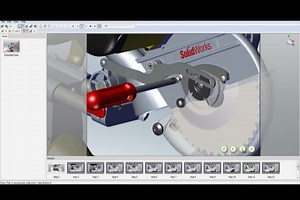 Creating a Maintenance Video for a Miter Saw using SolidWorks Composer