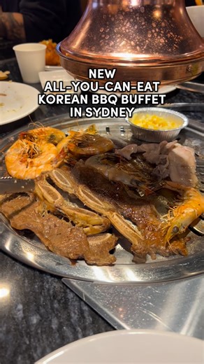 Sydney Foodie - Content Creator - Stevani 🇦🇺🇮🇩 on Instagram: "NEW Korean BBQ Buffet (AYCE) in Sydney! 🇰🇷 Just opened mid-December 2025, Chef’s Buffet Liverpool is serving premium All-You-Can-Eat Korean BBQ you don’t want to miss! 🕛 Lunchtime (Mon–Thu): $38 per person (featured in this video) 🍖 BBQ Meats | 🦐 Seafood | 🥗 Salads | 🥬 Korean Ssam | 🍜 Ramen ❄️ Cold Dishes | 🔥 Hot Dishes | 🥢 Side Dishes | Sauces | 🍰 Desserts ✅ Halal options available Follow @foodblogs for the newest rest