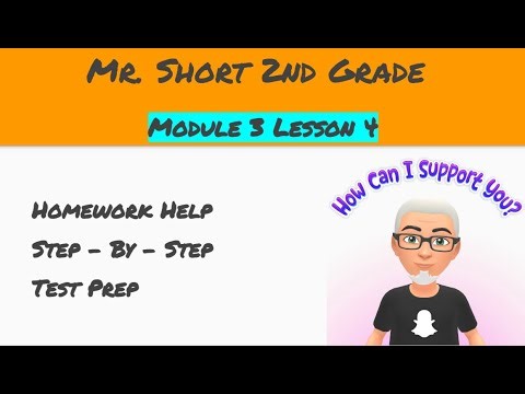 Module 3 Lesson 4 Eureka Math Homework Help (2nd Grade)