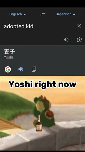 Yoshi is sad