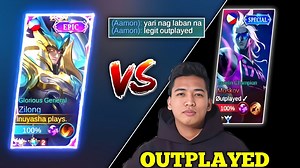 OUTPLAYED VS INUYASHA🔥Gulat Sya Sa Damage Hack Ko! 100% Legit Super Big discount dias dito guys!! http://bit.ly/3v7wM7k | SSQ Channel ML PRO