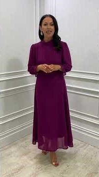 The Dress That Flatters Every Curve — The Tilly in Plum 💜 #KateAndPippa #WearTheCompliment