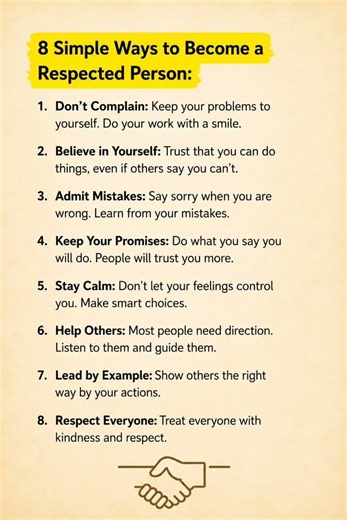 8 Simple Ways to Become a Respected Person | Build Trust & Respect