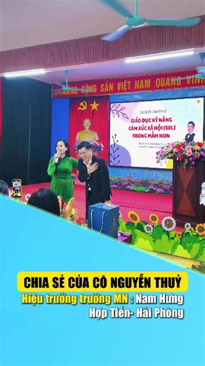 Những chia sẻ yêu thương từ cô Thuỷ- Hiệu trưởng trường MN Nam Hưng- Hải Phòng sau chuyên đề tập huấn GIÁO DỤC CẢM XÚC XÃ HỘI (SEL) dành cho CBQL và giáo viên cụm chuyên môn số 27 ❤️ #thaytungkynang #Sugiatruyendonglucchogiaovien #giaovien #tutinvadayhocthuhut #giaoduccamxucxahoi