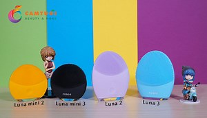So sánh máy rửa mặt Foreo Luna mini 2 vs mini 3 vs Luna 2 và Luna 3: nên mua em nào?