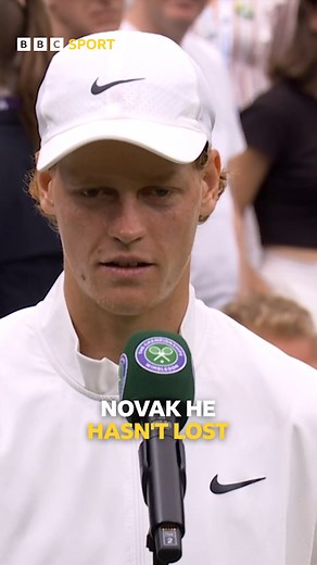 Some brutal honesty here from Jannik Sinner 🤣 | BBC Sport