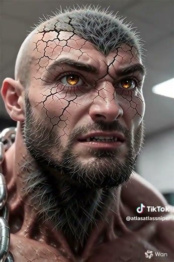 A man turning into a wolf 1