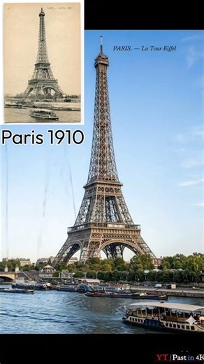 Paris 1910c colorization #restoration #beforeafter #history #4k