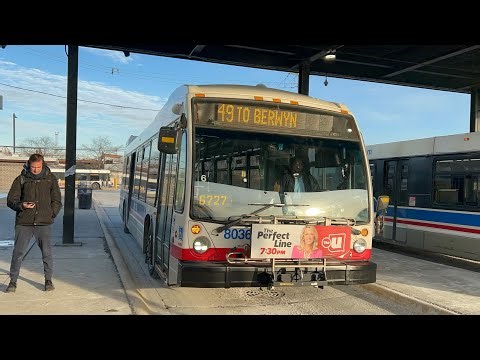 CTA Bus Ride 49 Western From 79th/Terminal To Orange Line CTA Nova Bus Lfs #2014 #8036