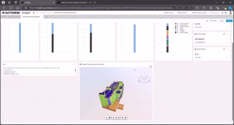 Configure a customized dashboard using custom metrics | Autodesk