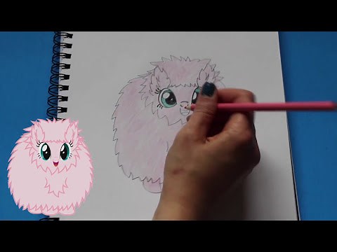 How to Draw My Little Pony FLUFFLE PUFF Step By Step Easy